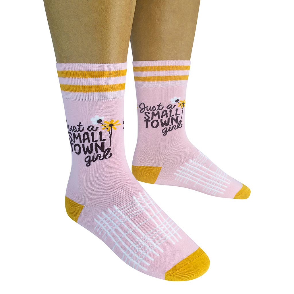 Just A Small Town Girl Socks | Funatic