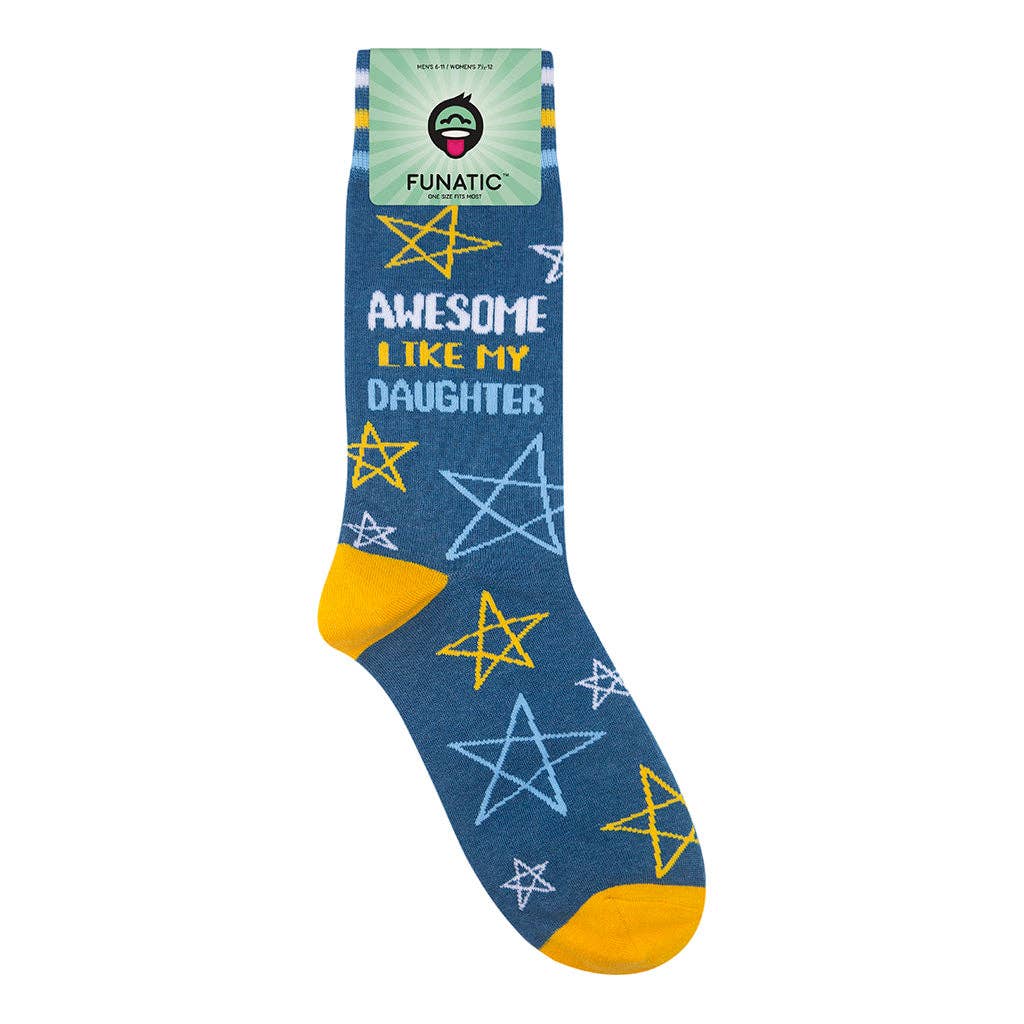 Awesome Like My Daughter Socks