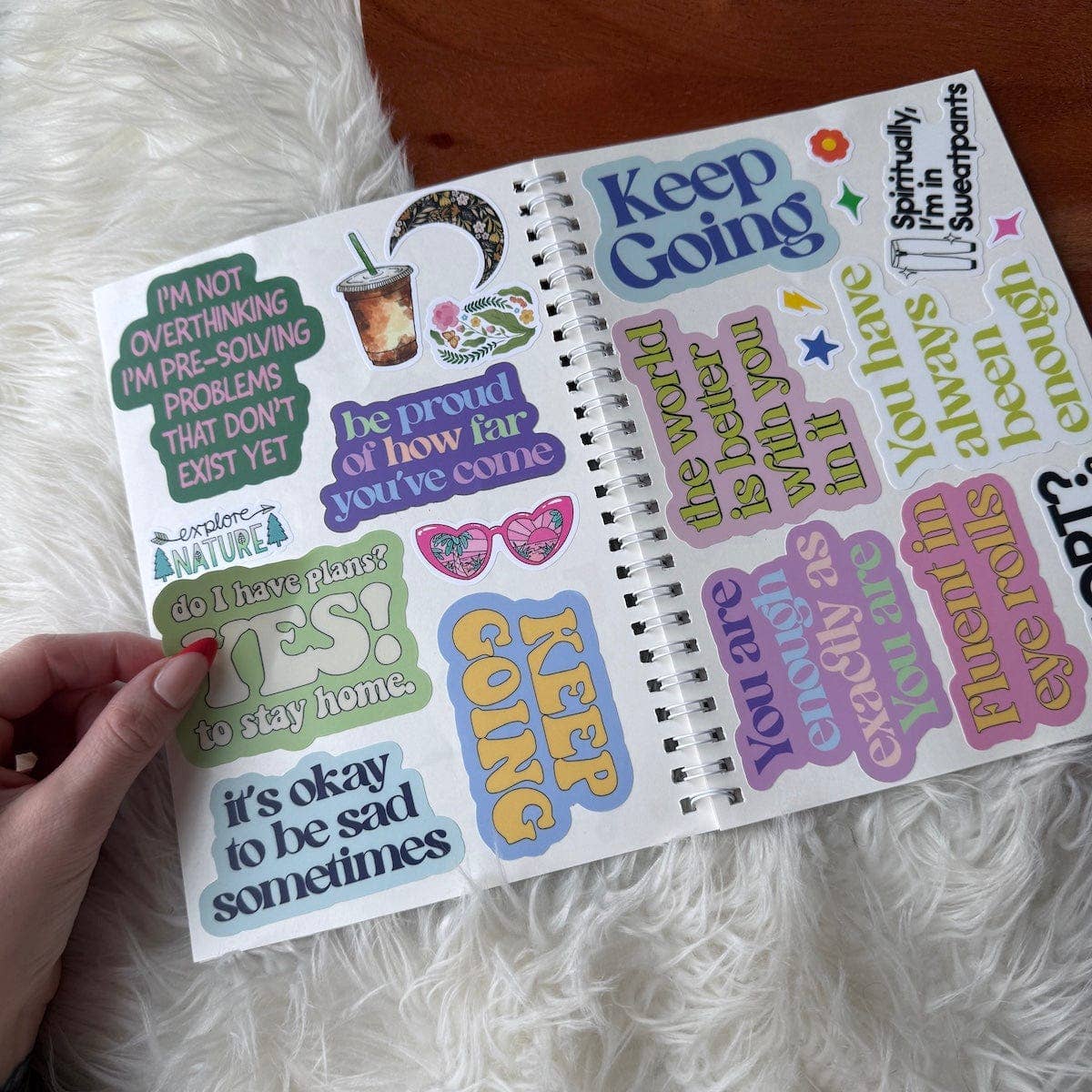 Yellow Unused Sticker Book