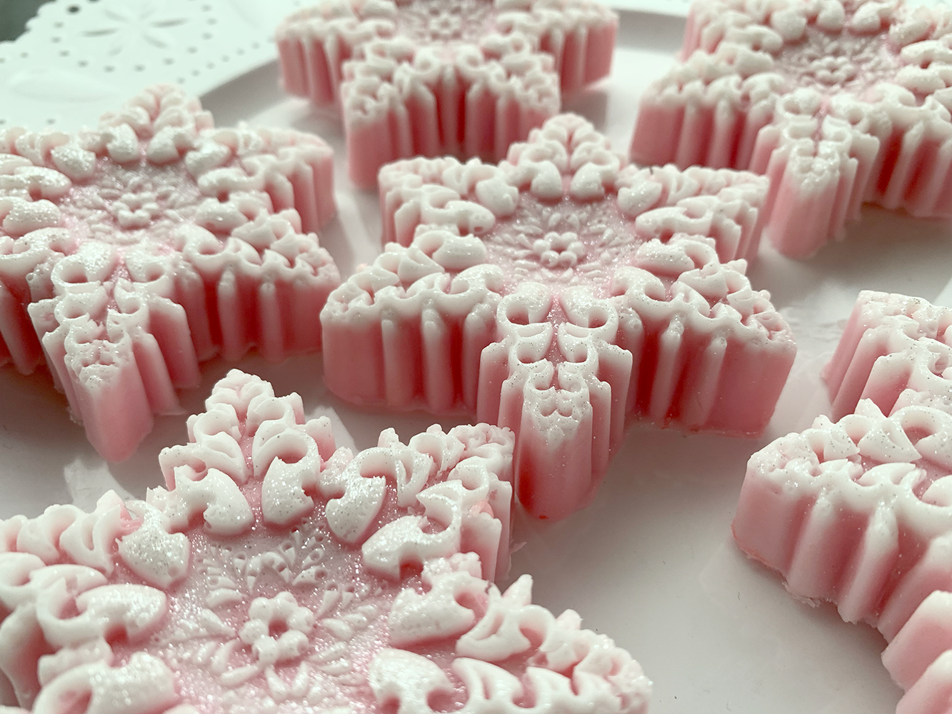 Sugar Plum Snowflake Soap