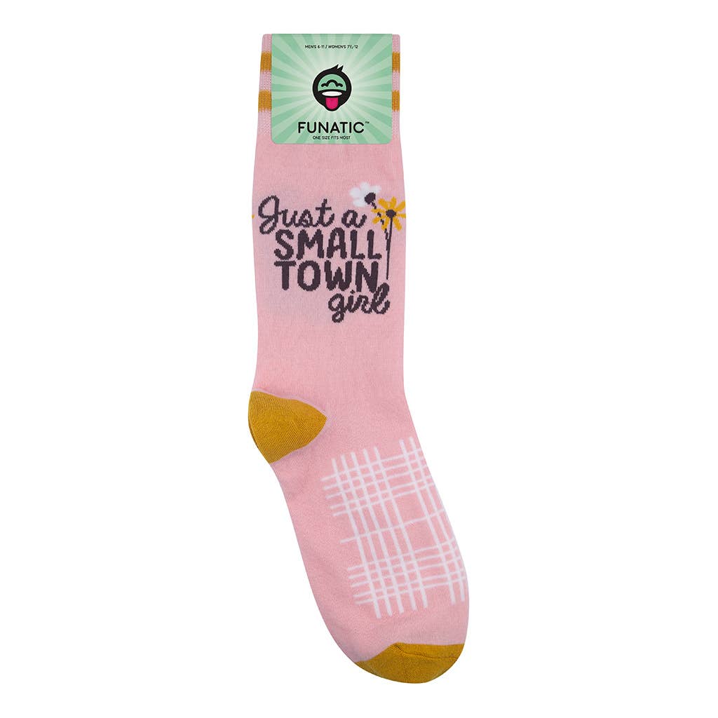 Just A Small Town Girl Socks | Funatic