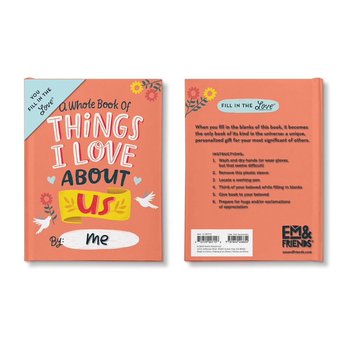 About Us Fill in the Love® Journal