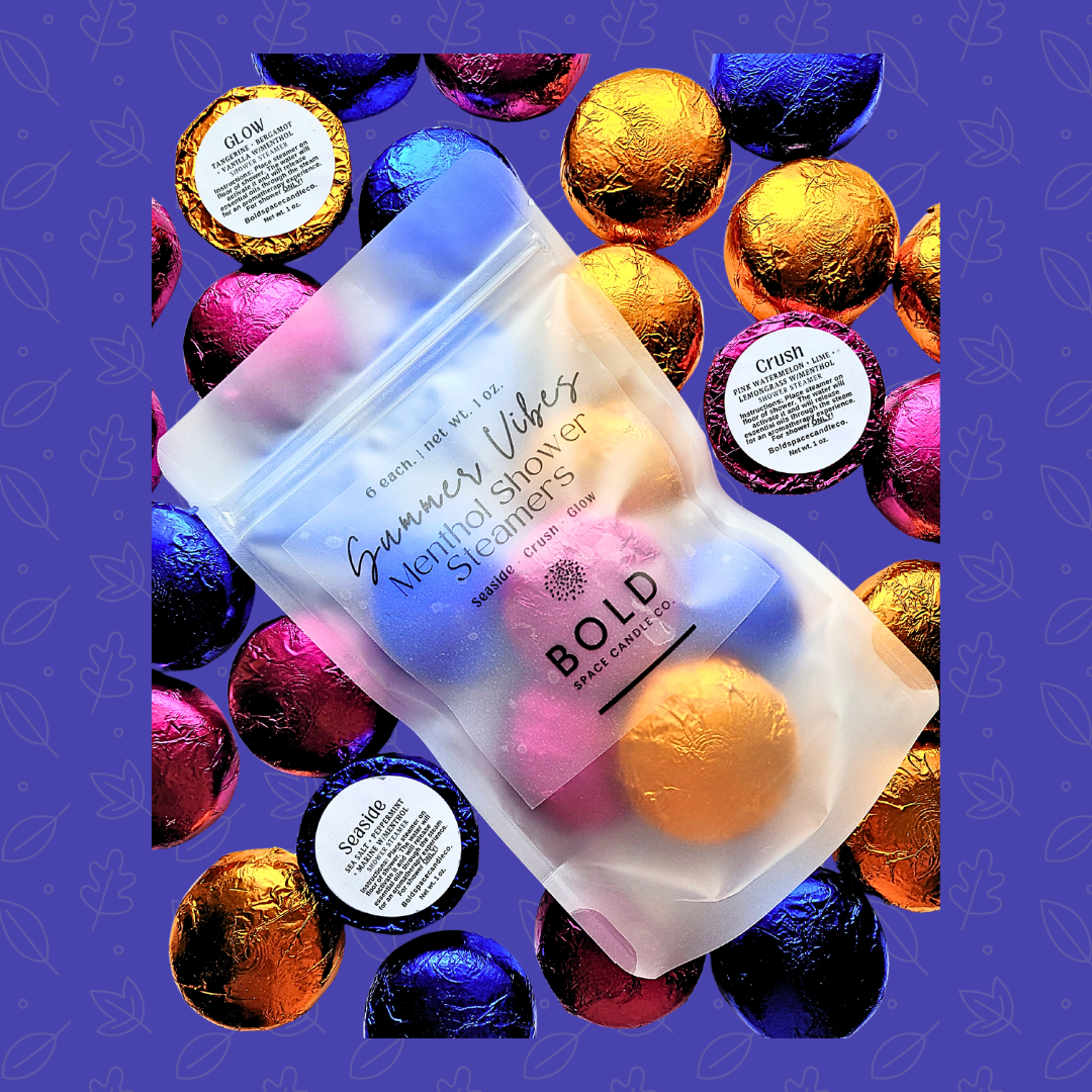 Summer Vibes | Menthol Shower Steamer Pack | 3 Scents