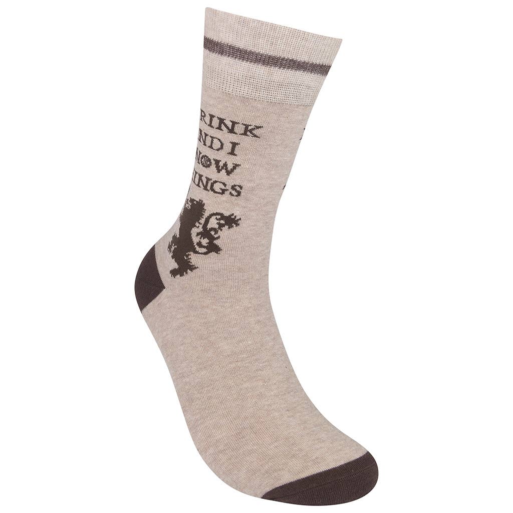 I Drink & I Know Things Socks
