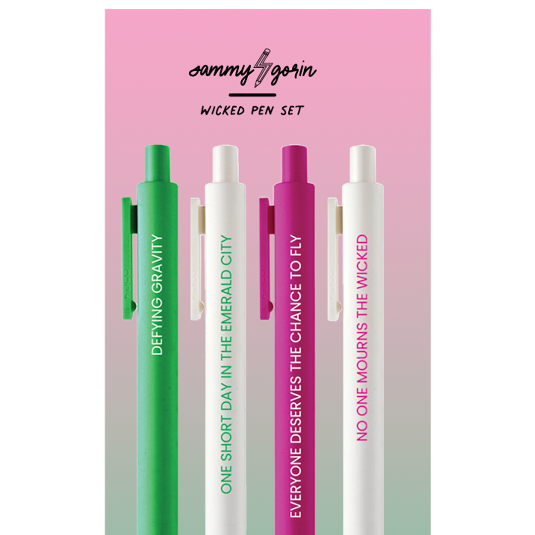 Green & Pink Pen Set
