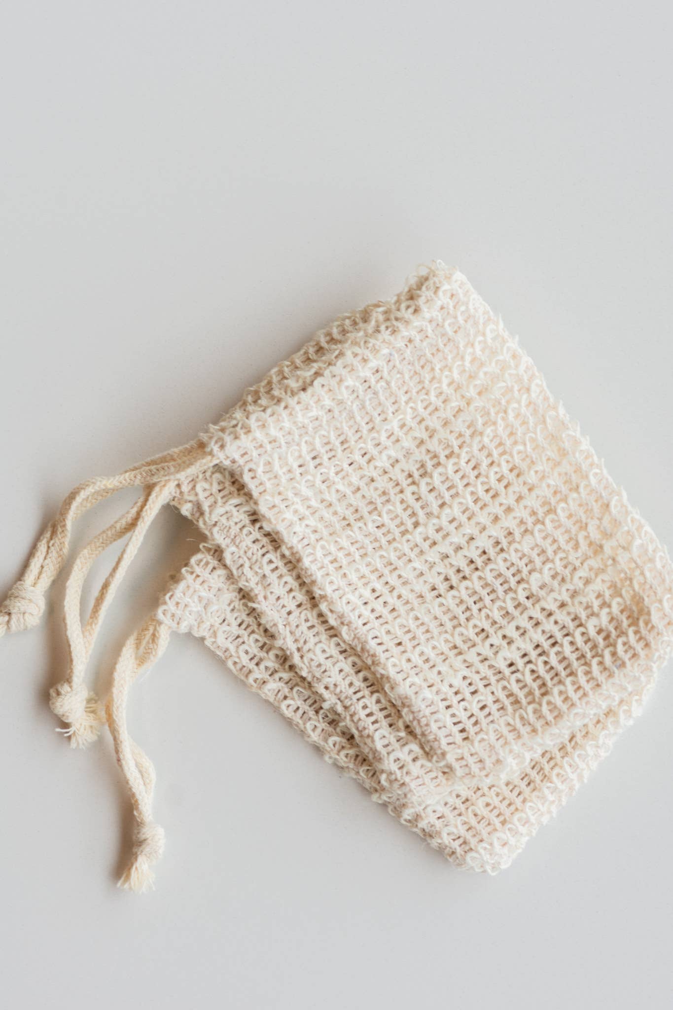 Woven Soap Bag & Exfoliating Scrubber