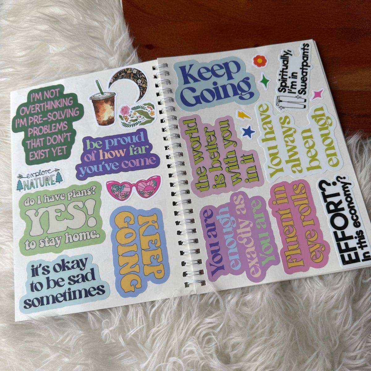 Yellow Unused Sticker Book