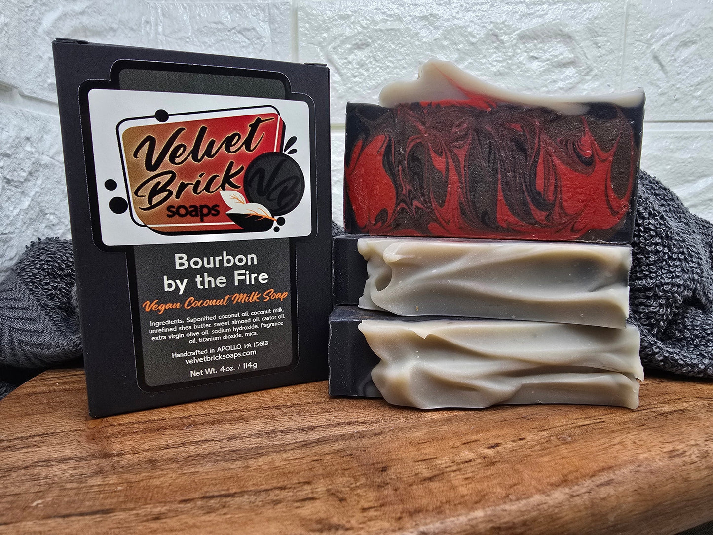 Bourbon by the Fire | Coconut Milk Soap