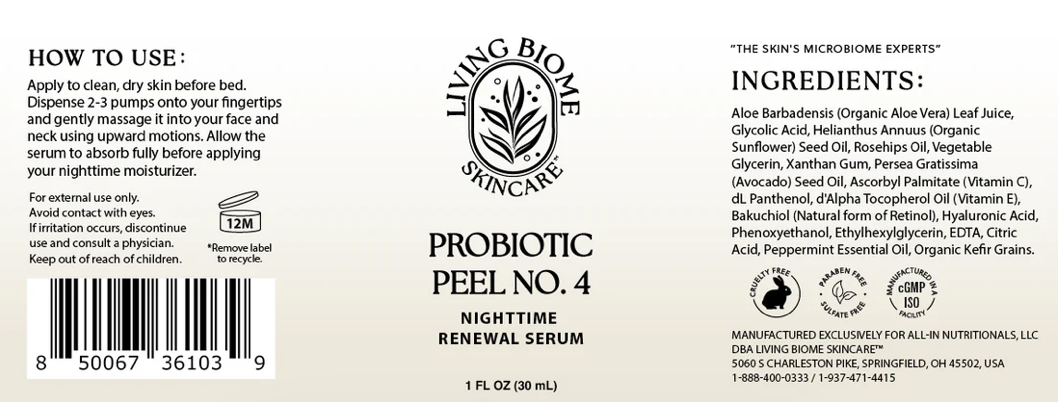Probiotic Peel No. 4