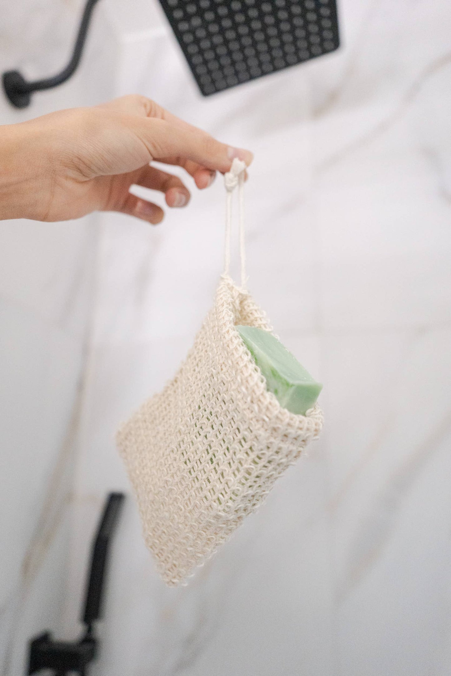 Woven Soap Bag & Exfoliating Scrubber