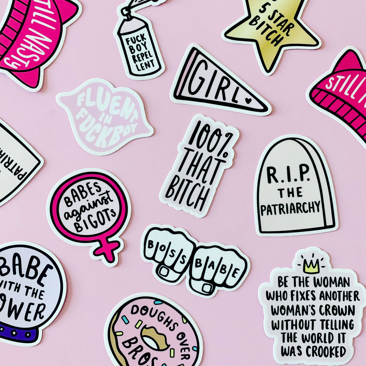 Babes Against Bigots Sticker