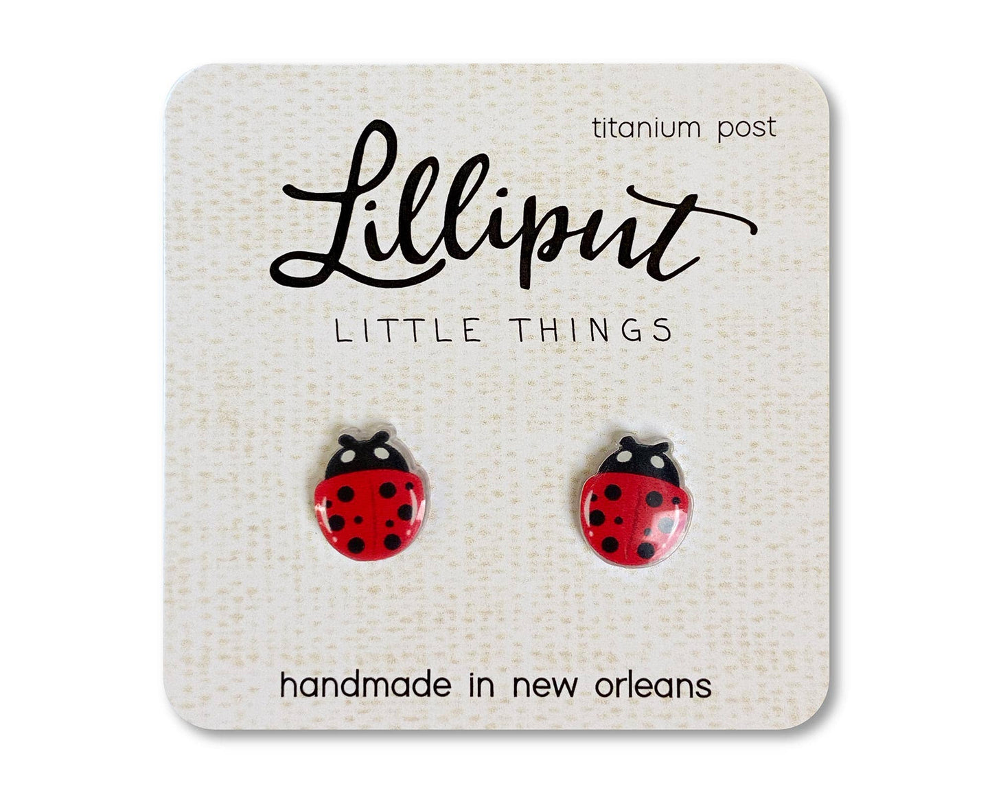 Ladybug Earrings // Kids Earrings