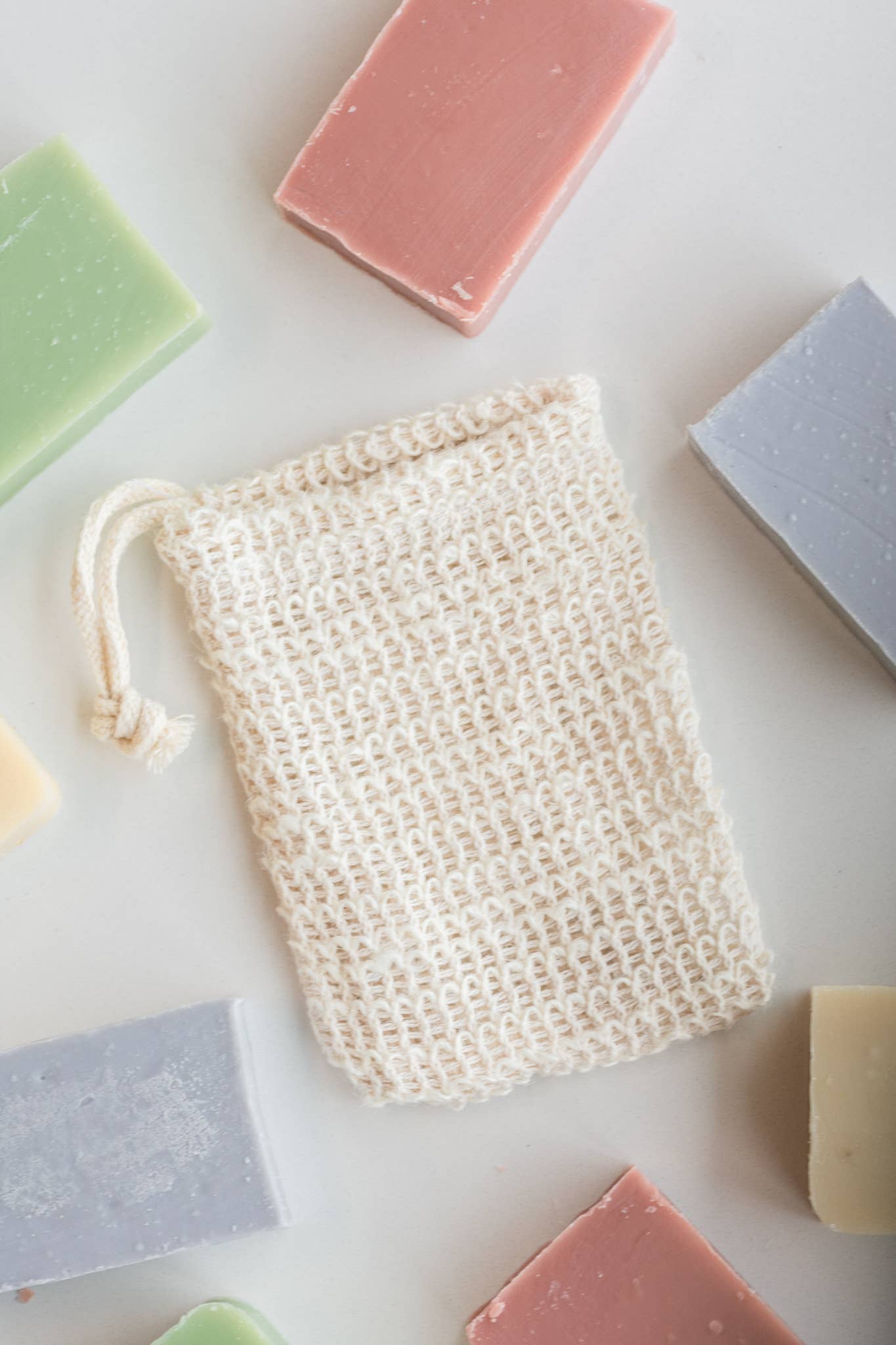 Woven Soap Bag & Exfoliating Scrubber