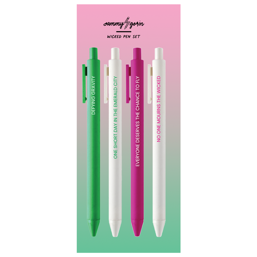 Green & Pink Pen Set