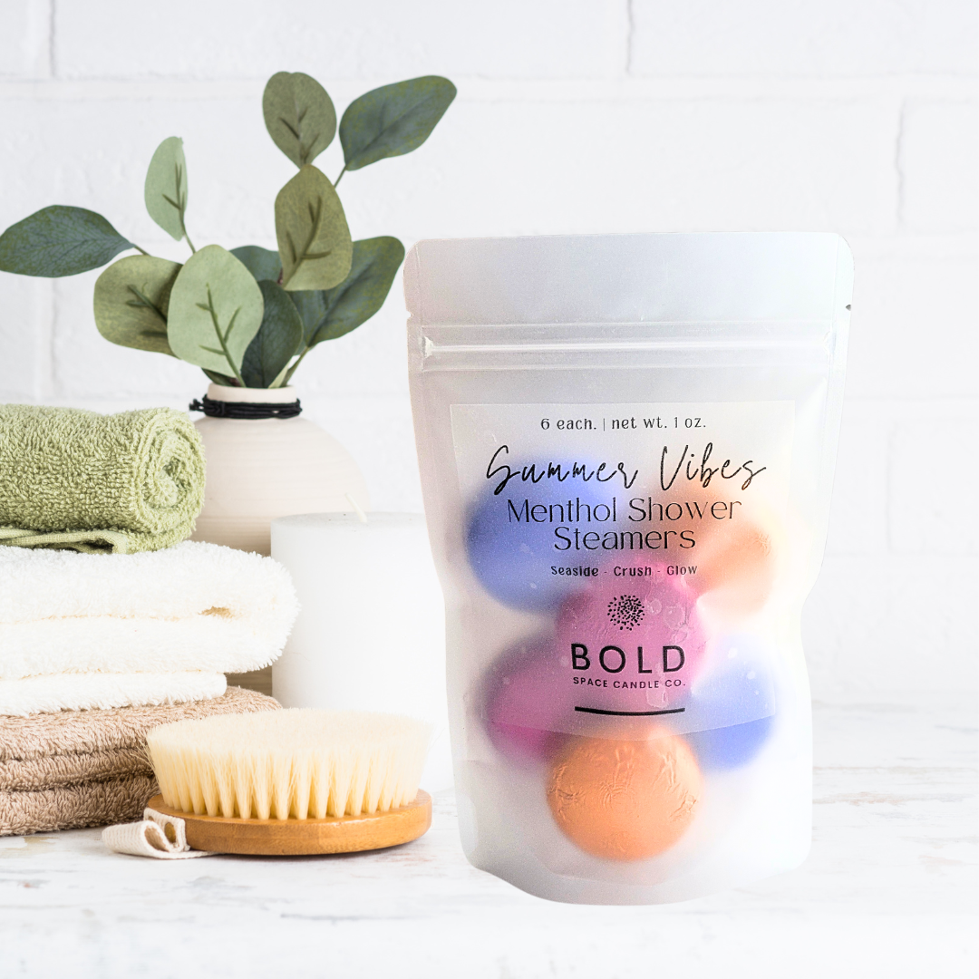 Summer Vibes | Menthol Shower Steamer Pack | 3 Scents