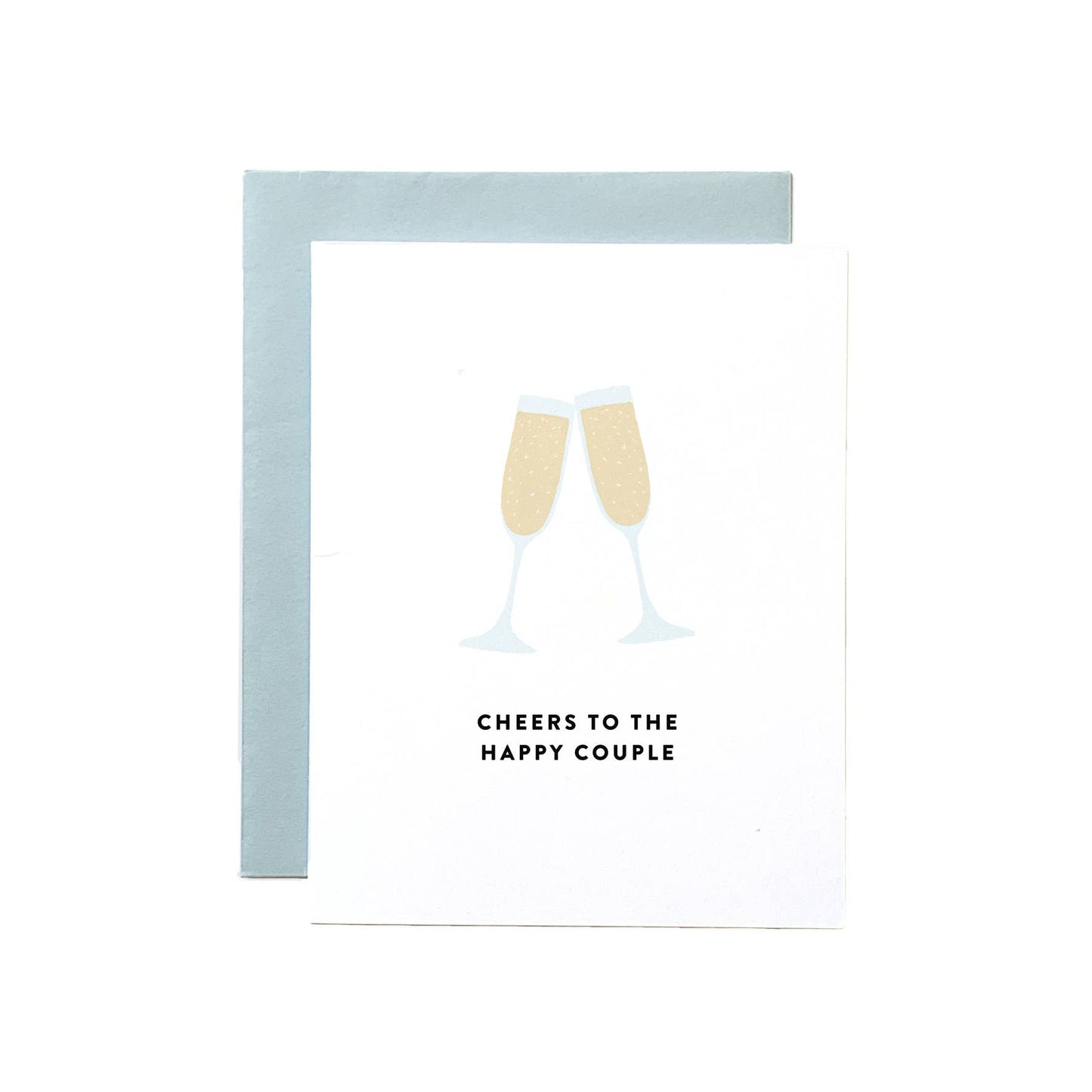 Cheers to the Happy Couple, Wedding Card