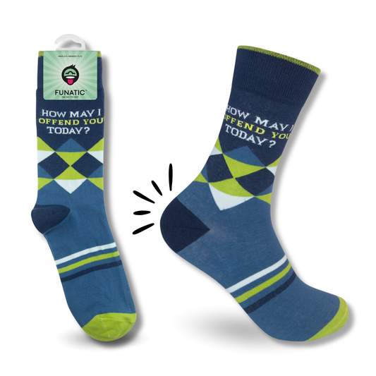How May I Offend You Today? Socks
