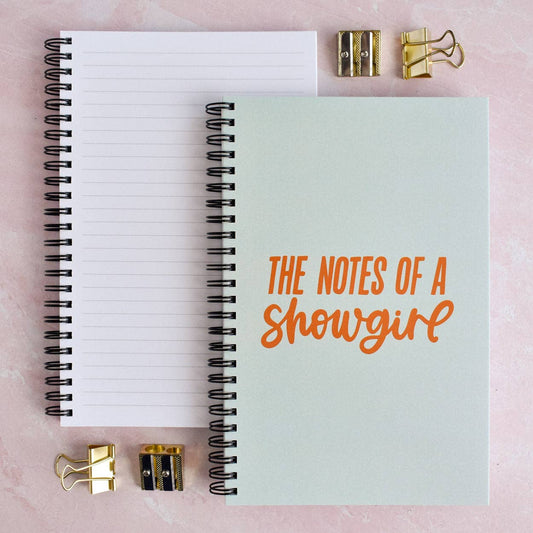 Notes of a Showgirl Notebook