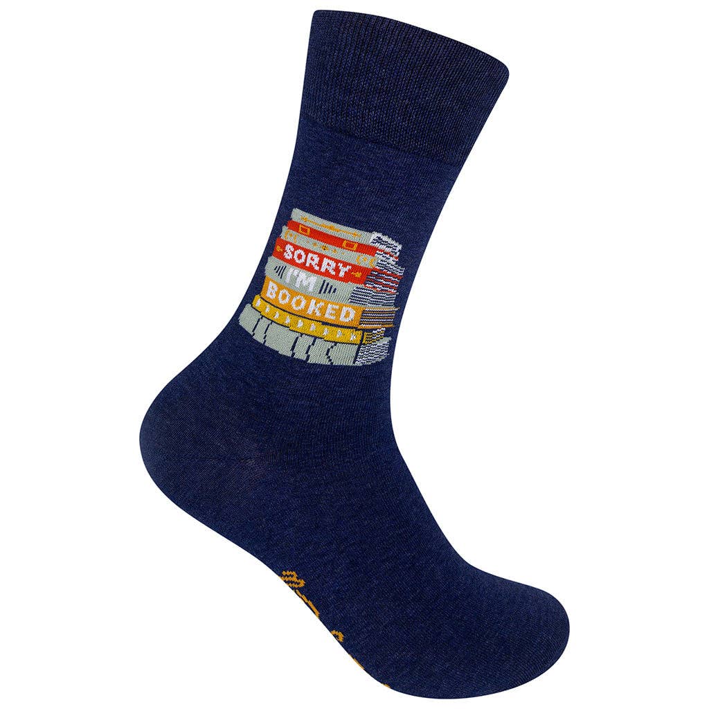 Sorry I'm Booked Socks