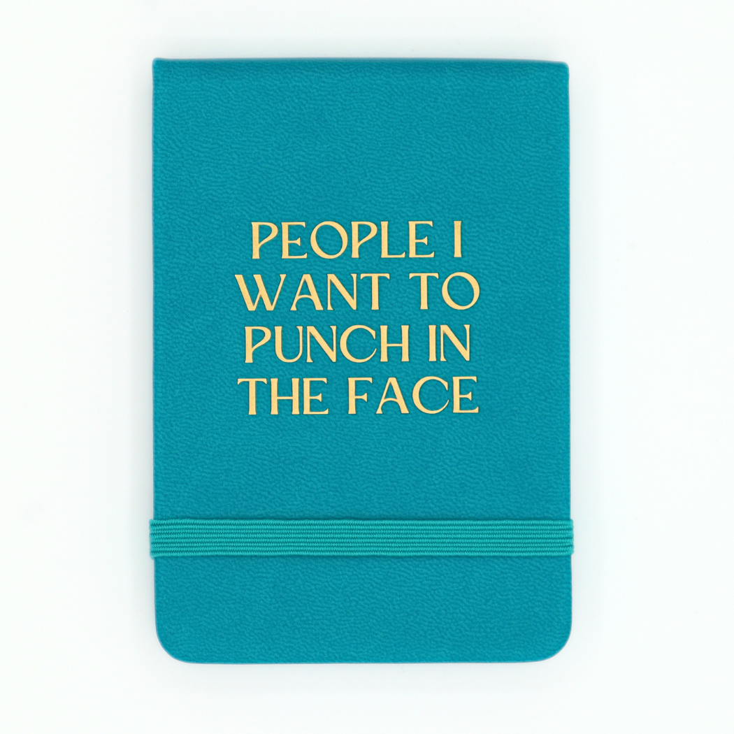 People I Want to Punch Leatherette Pocket Journal