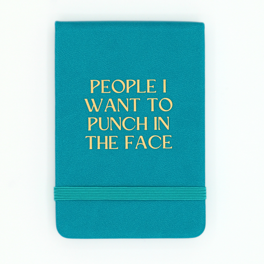 People I Want to Punch Leatherette Pocket Journal