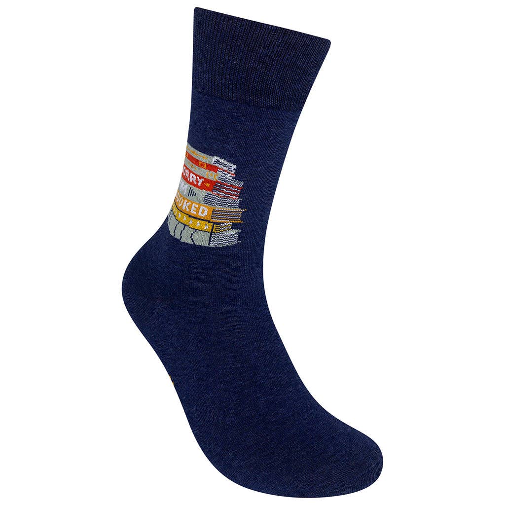 Sorry I'm Booked Socks