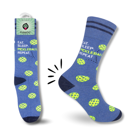 Eat. Sleep. Pickleball. Repeat. Socks