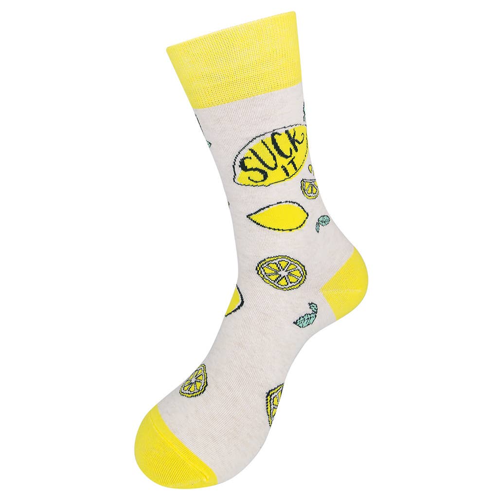 Suck It Lemon Socks