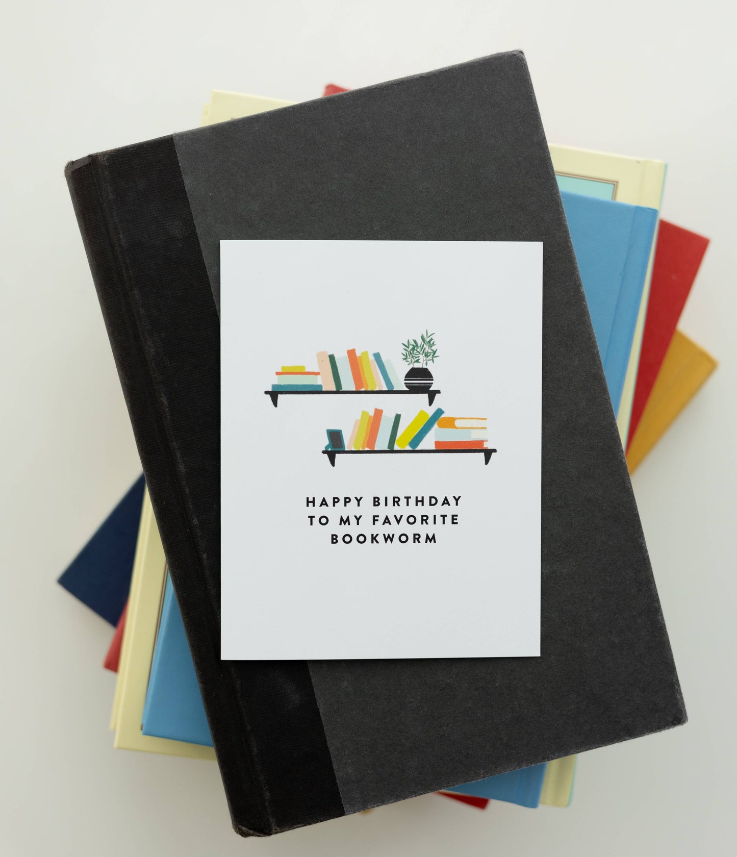 Bookworm Birthday Card