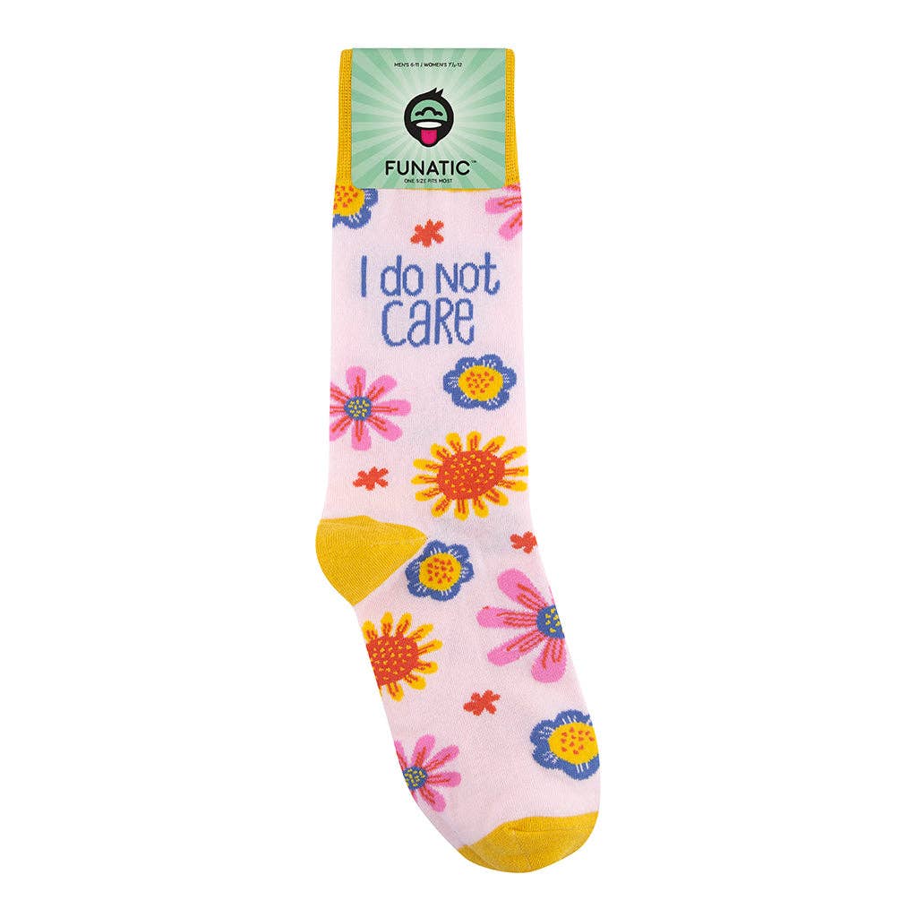 I Do Not Care Socks