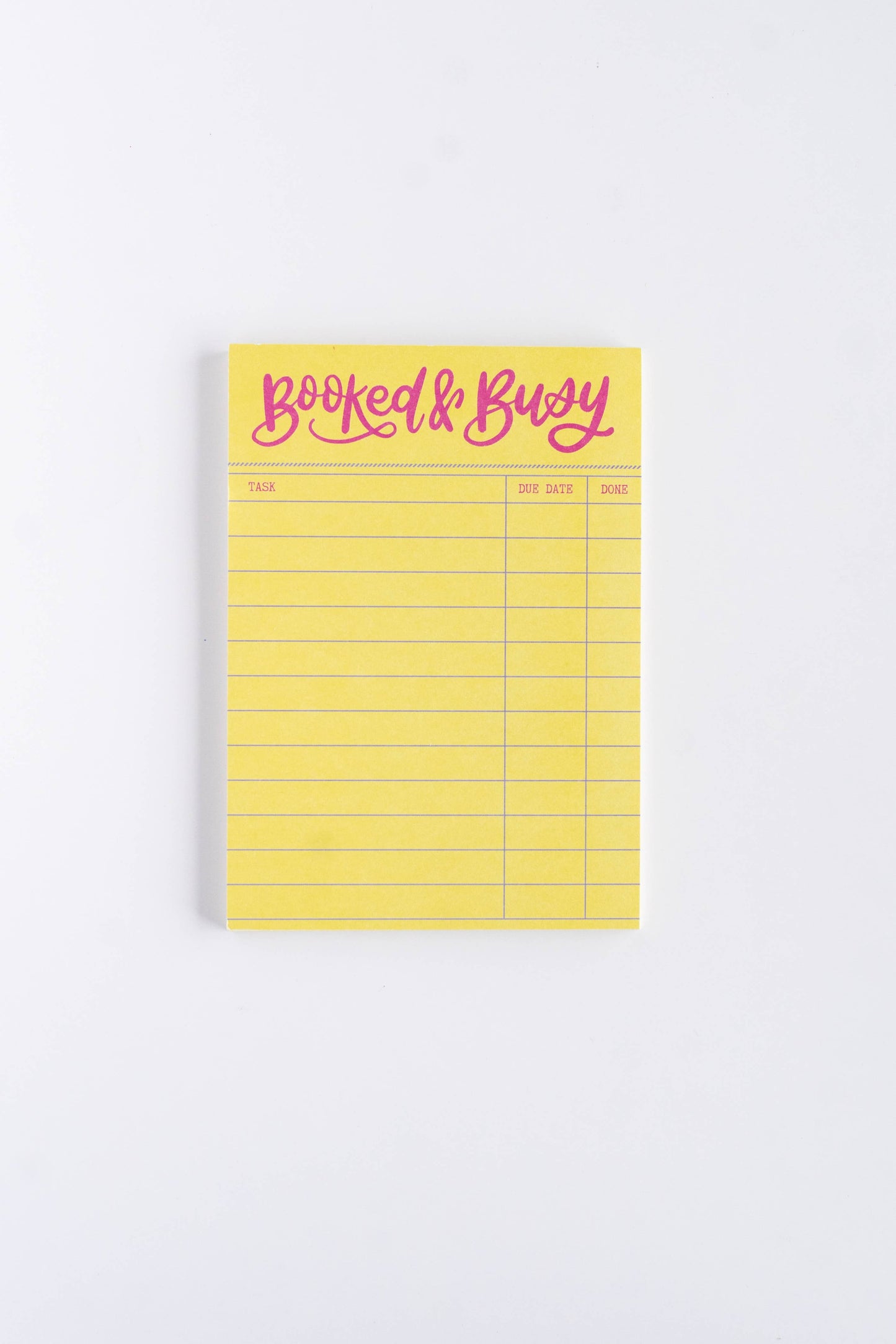 Booked and Busy Notepad