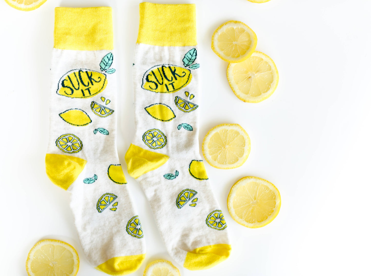 Suck It Lemon Socks