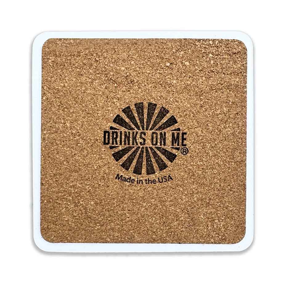 I Improve with Wine Coaster