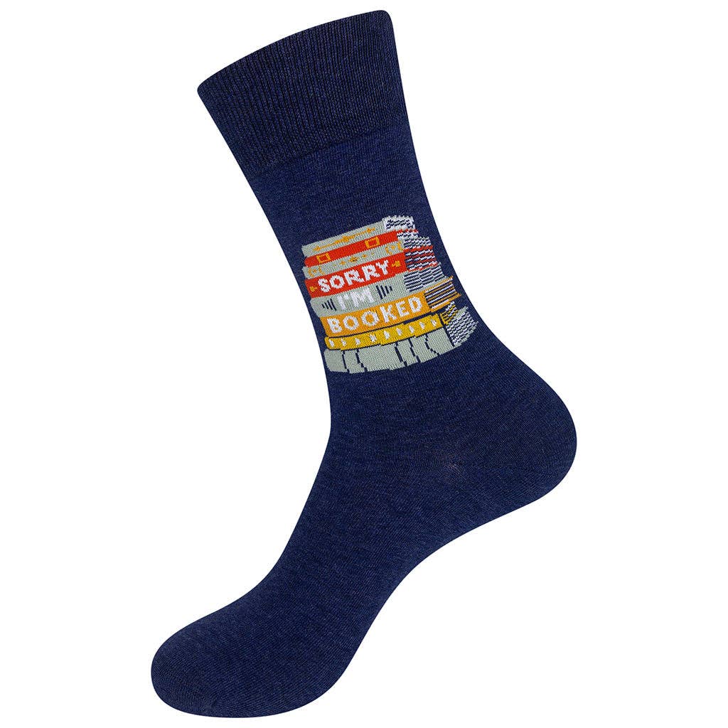 Sorry I'm Booked Socks