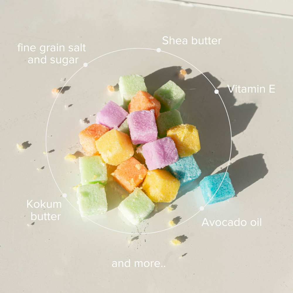 Sugar Cubes Candy Scrub – Assorted (30 pc)
