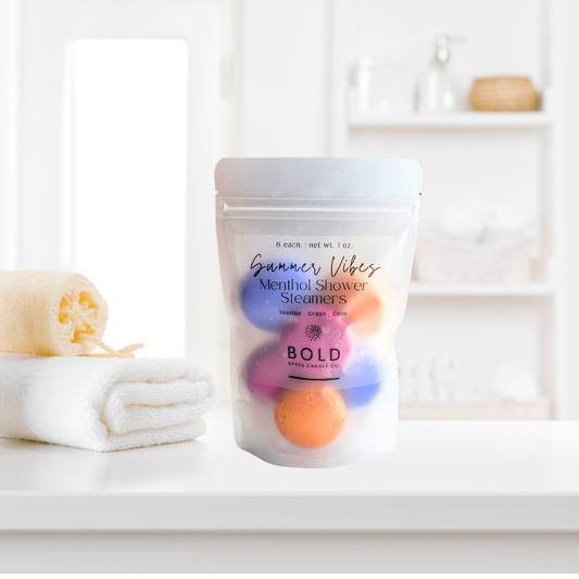 Summer Vibes | Menthol Shower Steamer Pack | 3 Scents