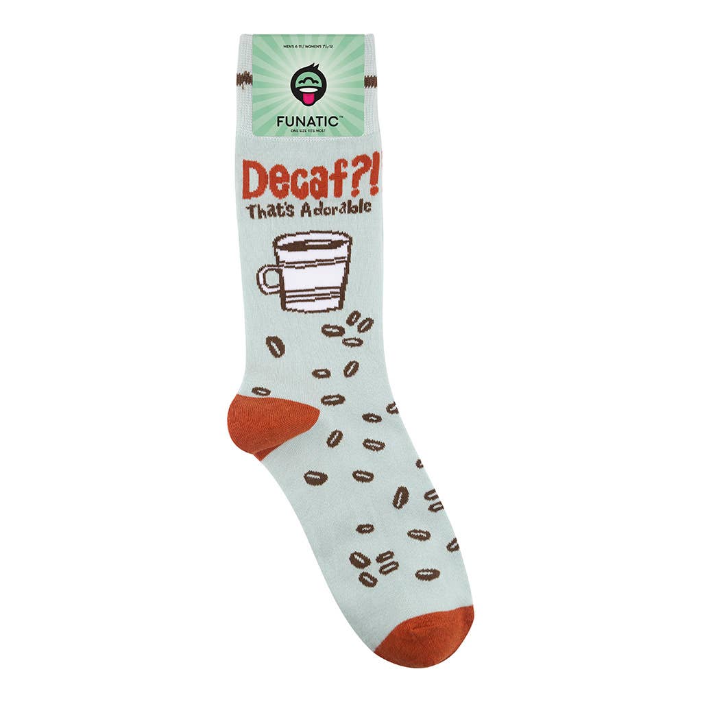 Decaf? That’S Adorable Coffee Socks