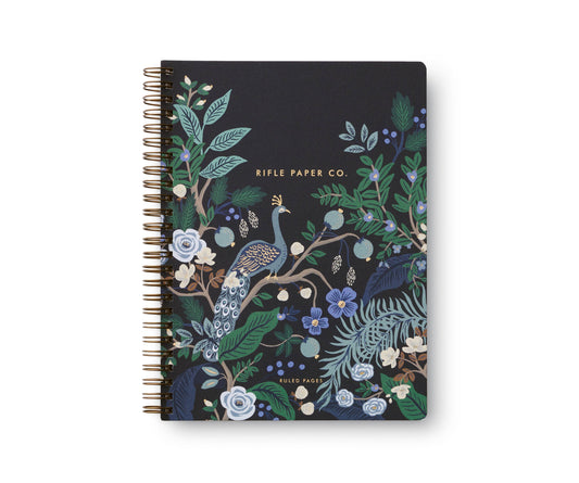 Peacock Spiral Notebook