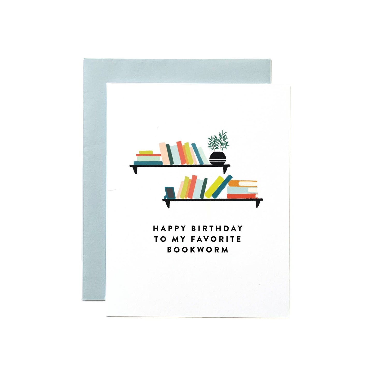 Bookworm Birthday Card