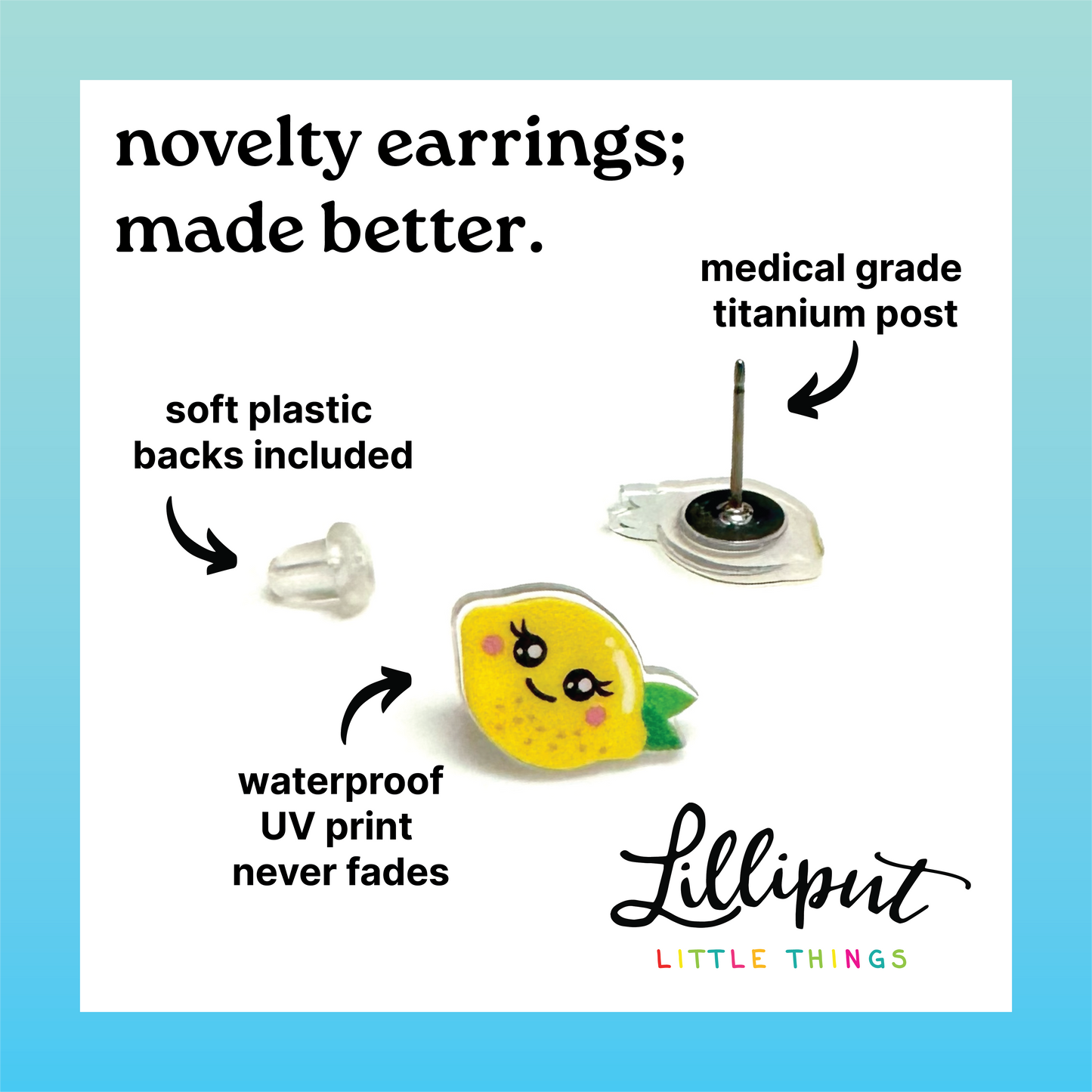 Dreidel Earrings // Hanukkah Earrings