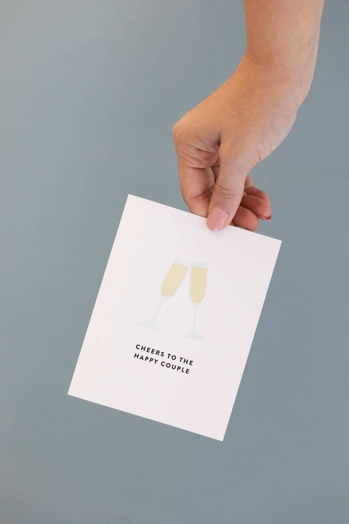Cheers to the Happy Couple, Wedding Card