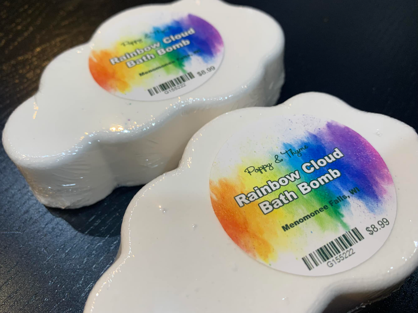 Color Changing Rainbow Cloud Bath Bomb