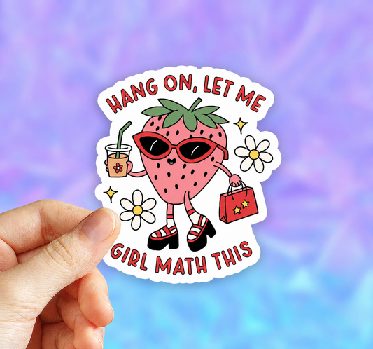 Girl Math Sticker
