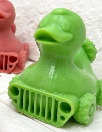 Lime Green Jeep Duck Soap