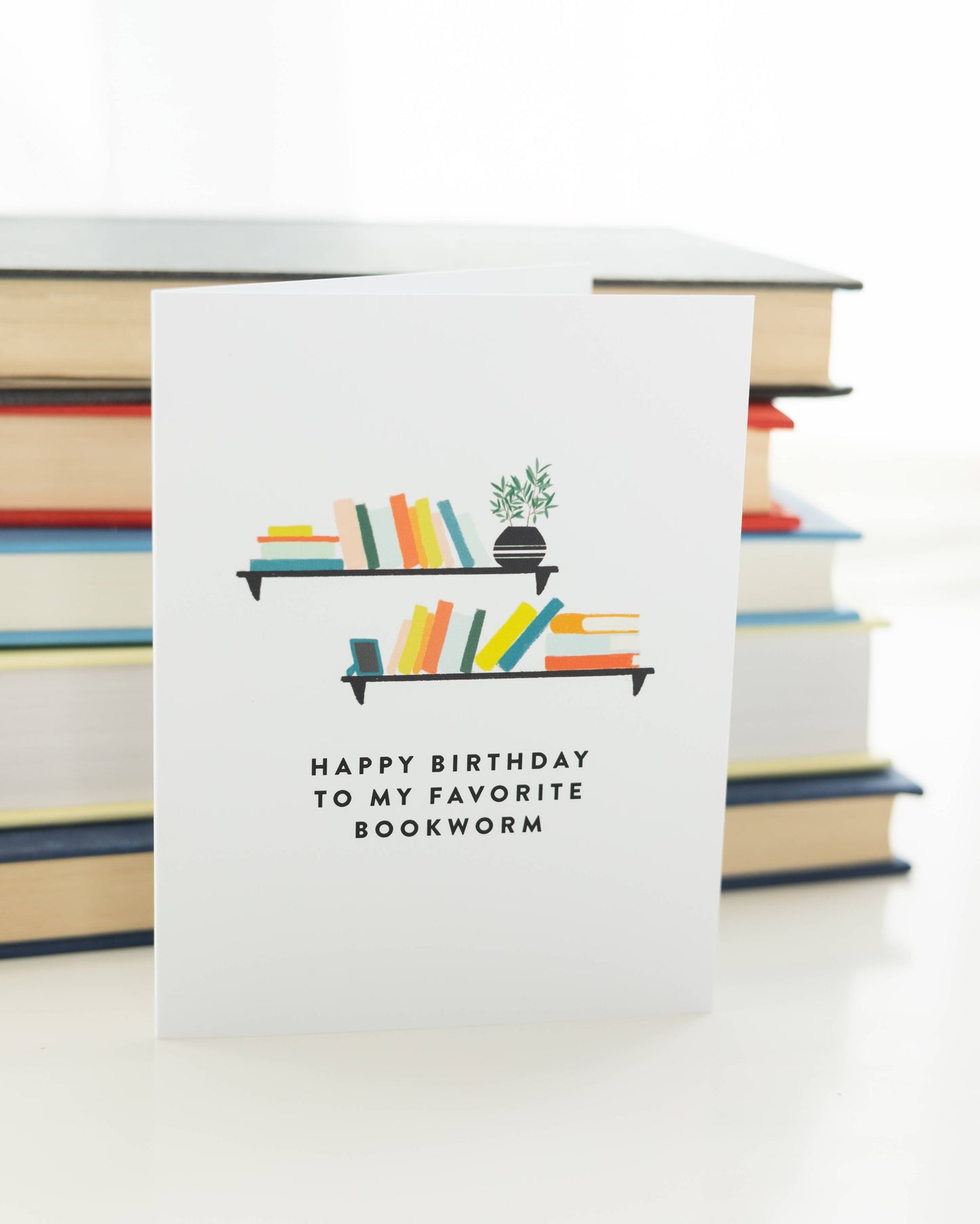 Bookworm Birthday Card