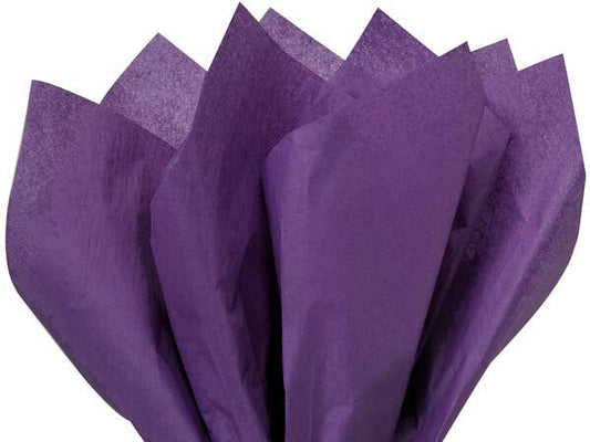 Tissue Paper 20X30" Flat Packed Sheets: Purple