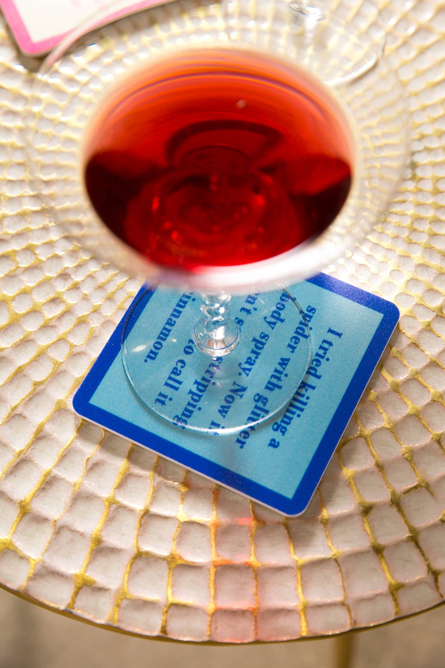 COASTER: Put a Wine Glass