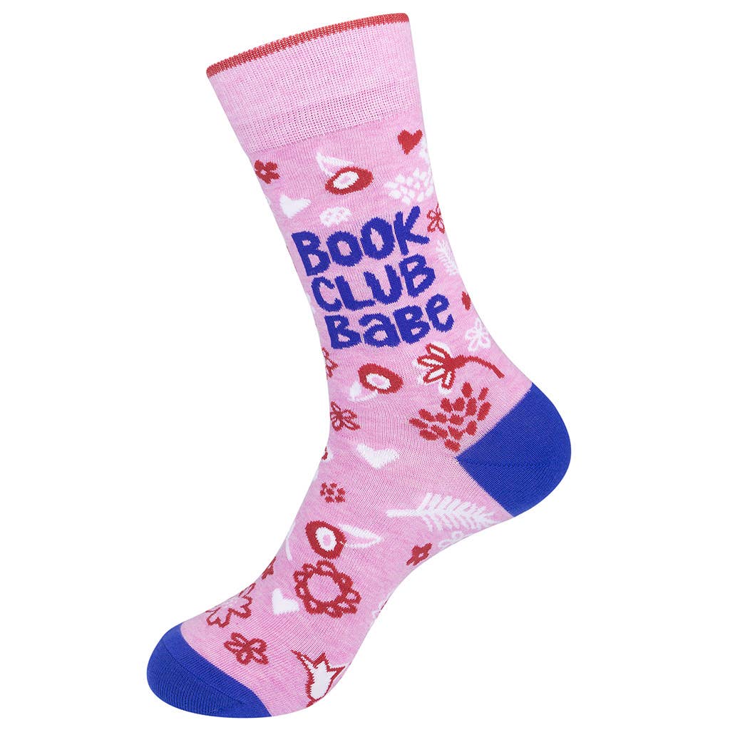 Book Club Babe Socks