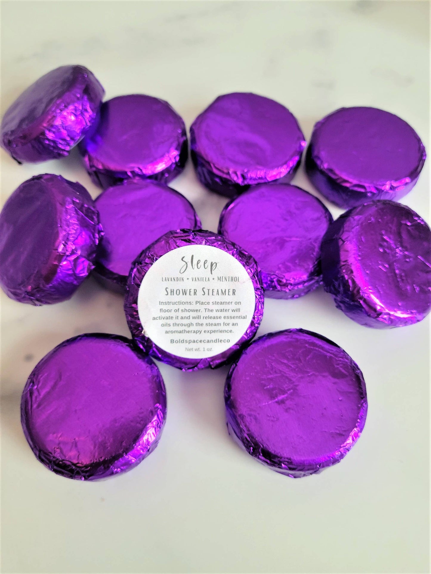 Sleep - Lavender & Tonka Bean Menthol Shower Steamers