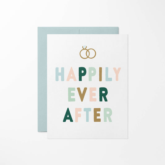 Happily Ever After Wedding or Engagement Card